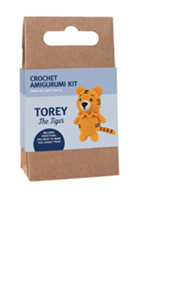 Hello Craft Amigurumi Kit, Mini Knitting Set Tiger