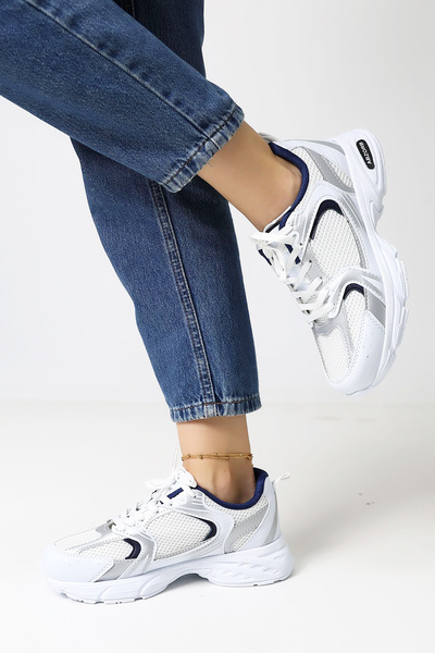 Devida White Women's Sports Shoes Daily Comfortable Air Sole Sneaker X220
