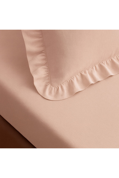 Violacasa Double Ruffled Fitted Sheet Set Private (160X200 and 180X200)