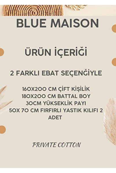 Violacasa Double Ruffled Fitted Sheet Set Private (160X200 and 180X200)