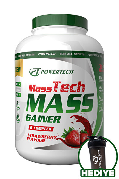 PT SPORTS&NUTRITION MASSGAİNER Çilek Aromalı 3600Gr - 30 Servis