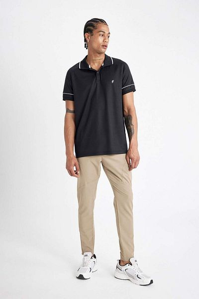 DeFacto Slim Fit Jogger Sweatpants με φερμουάρ - Διπλές τσέπες, υφαντό B2780ax24sm
