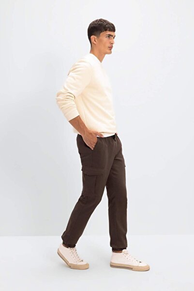 DeFacto Yazlık Jogger Taktik Pantolon Kargo Cepli Beli Bağcıklı Lastikli Paça D1044ax24au