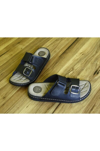 LETAO Black Lord Men's Anatomical Orthopedic Comfortable Sole Daily Slippers