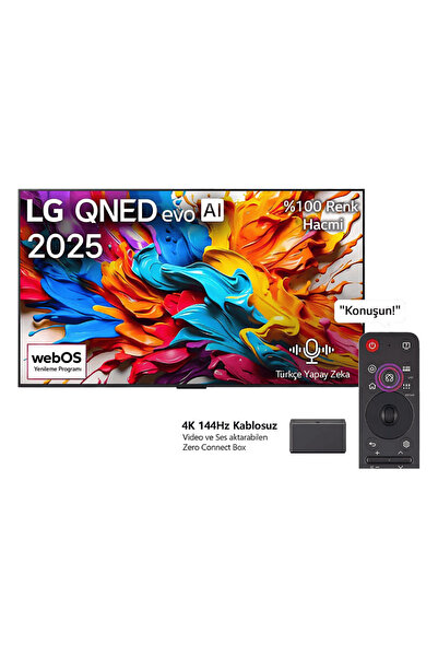 LG 75QNED9MA6B 75 inç 191 Ekran Uydu Alıcılı 4K Smart 144Hz Video ve Ses Aktarımı ile Kablosuz Görün