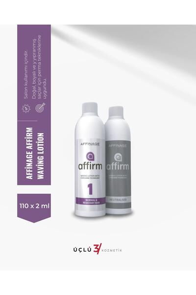 Affinage ASP Affirm (1) AMONYAKSIZ NORMAL SAÇLAR İÇİN PERMA İLACI