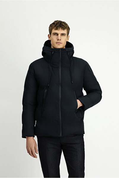 Kiğılı Kapüşonlu Şişme Spor Mont