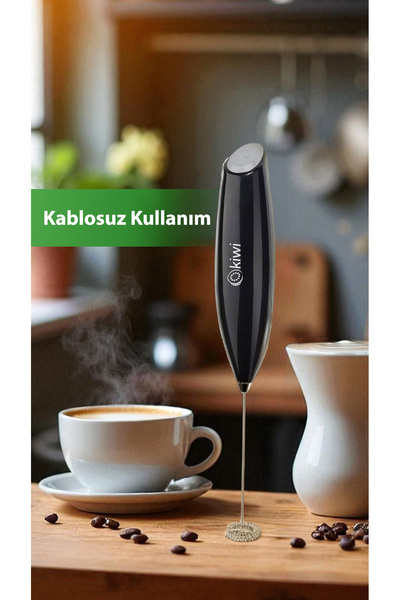 Kiwi Kcw-1112 Yüksek Devirli Pratik Süt Kahve Köpürtücü
