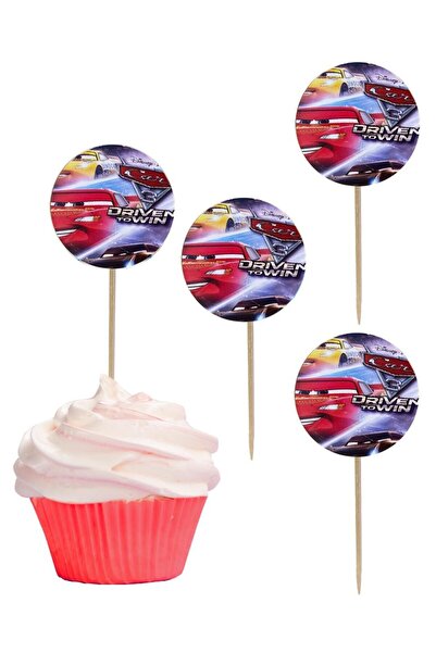 Deniz Party Store سيارات شيمبوس ماكوين أعواد الأسنان 10 قطع