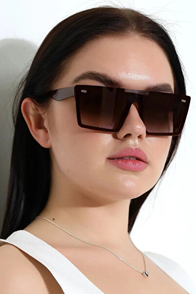 MACERATİ Luxury Unisex Brown Gradient Sunglasses