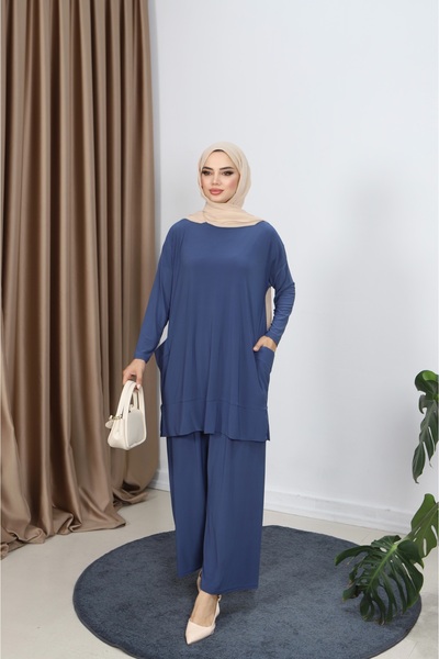 NİSUM MODA Costum cu pantaloni SANDY cu buzunare laterale