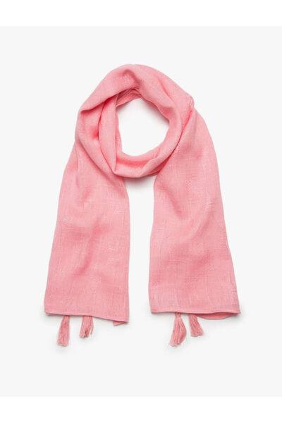 Koton Ροζ ίσιο σάλι για κορίτσια 6Ybg55003Aa