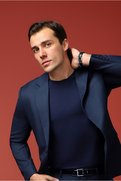 Kiğılı Тениска с кръгло деколте Supreme Cotton Slim Fit