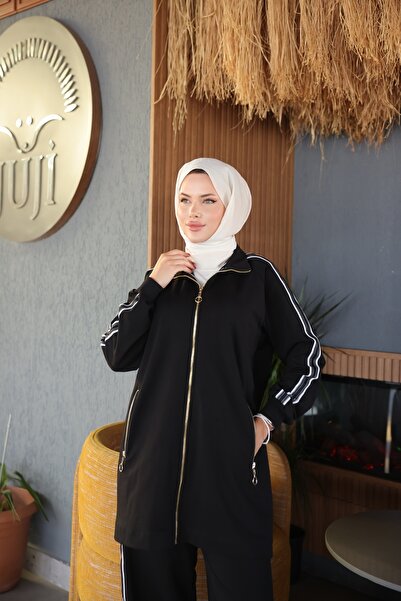 Ryzi Moda Γυναικείο Σετ Φόρμα Hijab με φερμουάρ
