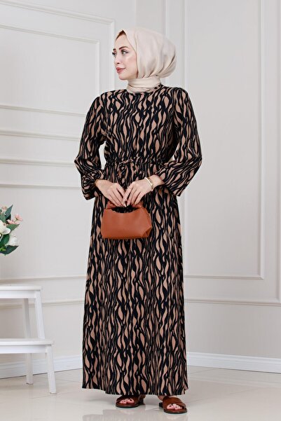 Sevitli Φόρεμα με τούνελ μέσης Bürümcük Karin-VİZON