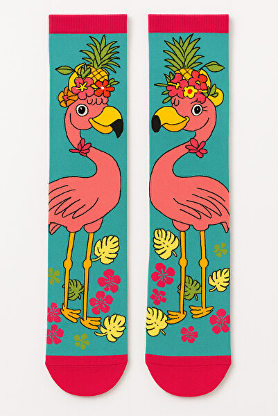 Katia&Bony Детски чорапи с мотив фламинго за момичета
