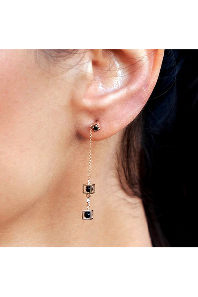 Sandra Ferretti Cercei din Aur Roz de 14K, 1.94g
