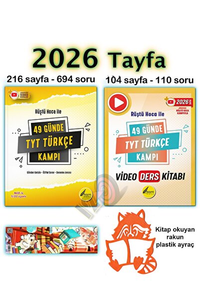 Rüştü Hoca 49 Günde 2026 TYT Türkçe Kampı Video Ders Notları