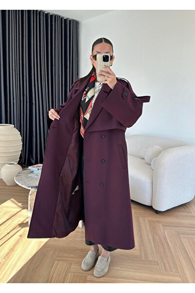 Lavanta Tekstil 9476 Polyviscos Trench Coat