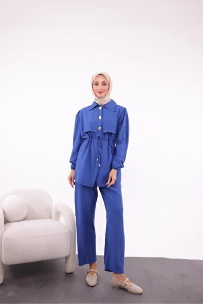 Tebrikler tekstil Women's Summer Hijab Suit Model G3341