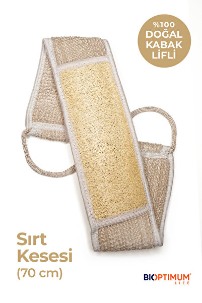 Bioptimum Life Doğal Kabak Lifli Sırt Kesesi (70 cm)