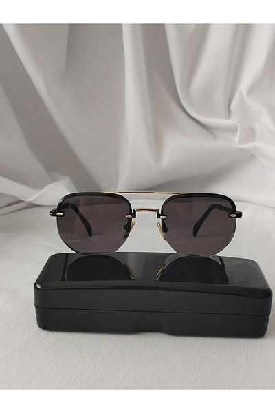 Byc polo Cp184 Davi̇d Bkm New Model Black Frameless Unisex Sunglasses..