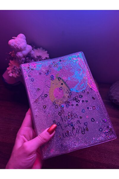 Kalici Egitim emel hoca Avokado sulu simli defter a5