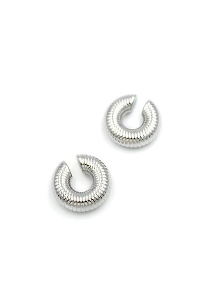SepetBudur Hoop Cartilage Earrings - Silver