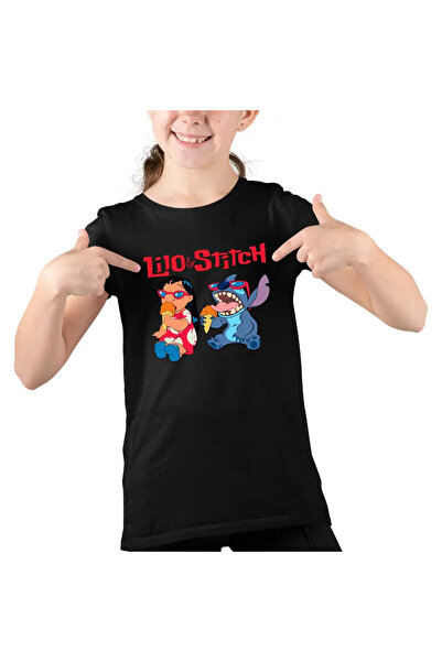 OEM Tricou Copii Fete Lilo Stitch Cool Vibes