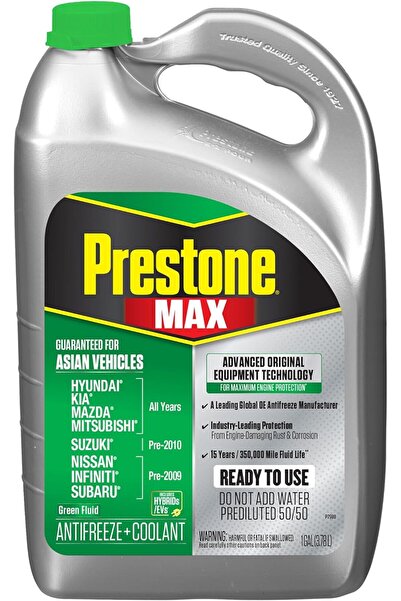 PRESTONE AF6610 MAX Asian Vehicles (أخضر) مضاد للتجمد وسائل تبريد، 1 جالون