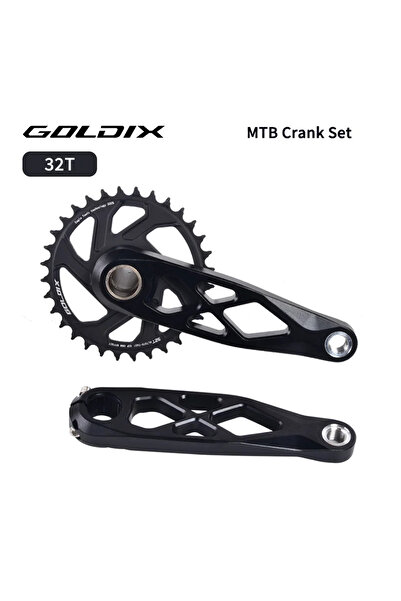 Choice مجموعة كرنك 165 مم 32T GOLDIX MTB BSA 24 مم 165 مم 170 مم 175 مم تركيب...