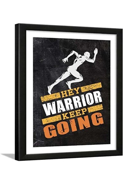 Emoda home Trove لوحات جدارية ملهمة للمكتب، اقتباسات: "يا محارب، استمر"، وضع ...