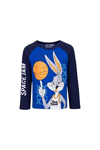 BUGS BUNNY Tricou cu maneca lunga, 100% bumbac, albastru, Bugs Bunny, Disney