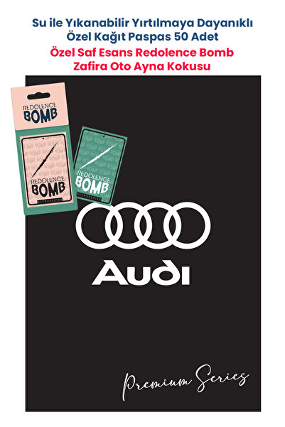 BALKAN AMBALAJ Suya Dayanıklı Audi Oto Paspas Kağıdı Siyah 50 Adet - 35x50cm ...