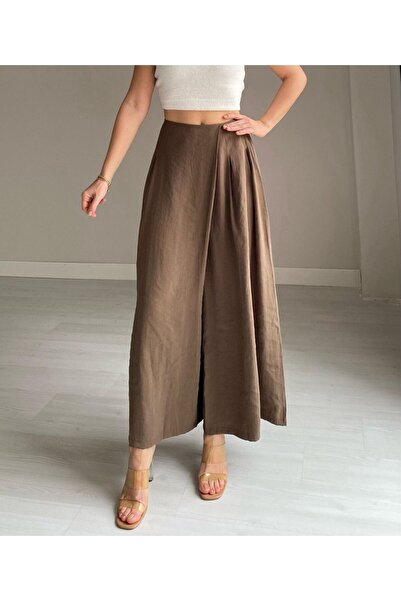 Nisan Women's Waist Elastic Pareo Pants