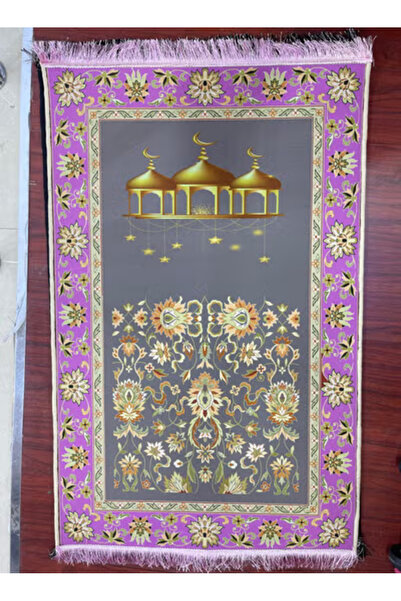 Raffine Embroidered Muslims Prayer Mat For Eid And Ramadan Eid Hajj Or Umrah