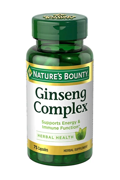 Nature's Bounty Nature’s Bounty Ginseng Complex with Royal Jelly – 75 Tablets