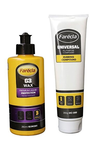 Farecla G3 Wax Cila 250ml+Üniversal Çizik Giderici Pasta200ml