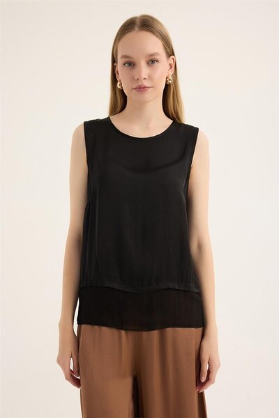 HomeStore Satin Tank Top