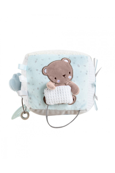 Kikka Boo Cub din plus cu activitati Dream Big Blue 16x16 cm