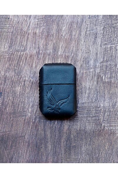 CACTUS Kişiye özel Hakiki deri Kaplama Çakmak Benzinli Çakmak - İsim Baskılı El