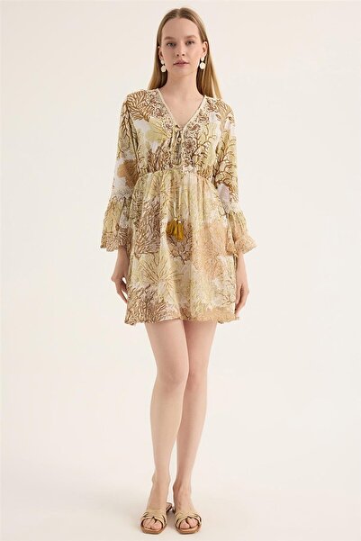 HomeStore Mercan Desenli Tunik