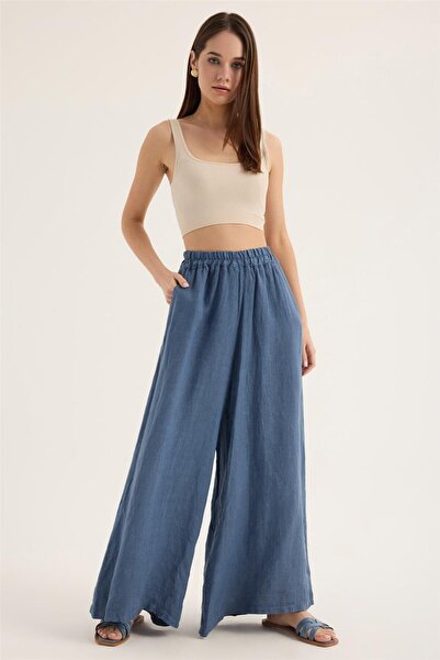 HomeStore Pantaloni largi din in