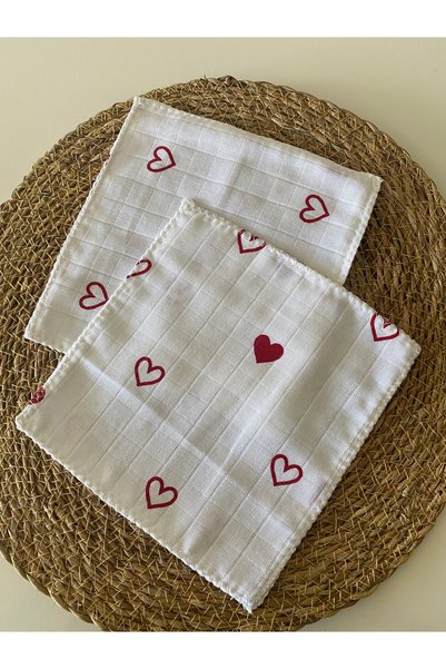 öyküsh collection 2-Pack Muslin Mouth Wipes 100% Cotton (Double Sided)