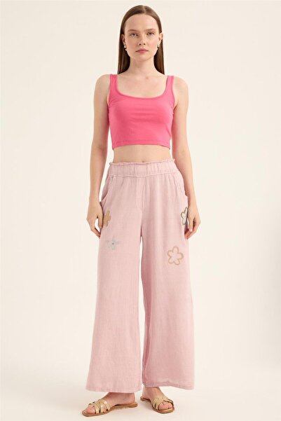 HomeStore Παντελόνι από λινό