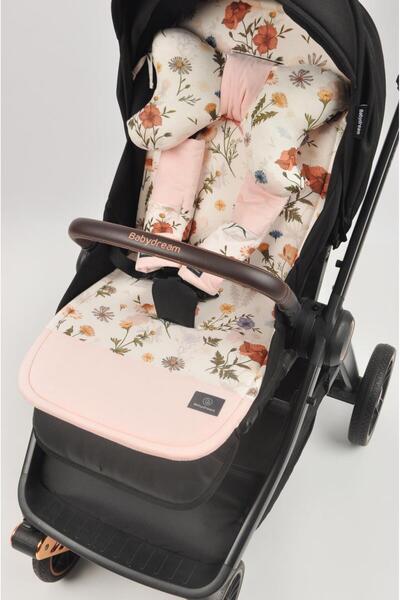 BABYDREAM double sided stroller pad-Pink