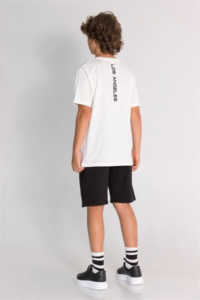 DMB BOYS & GIRLS Dmb Boy's Shorts Suit Ecru m 7462