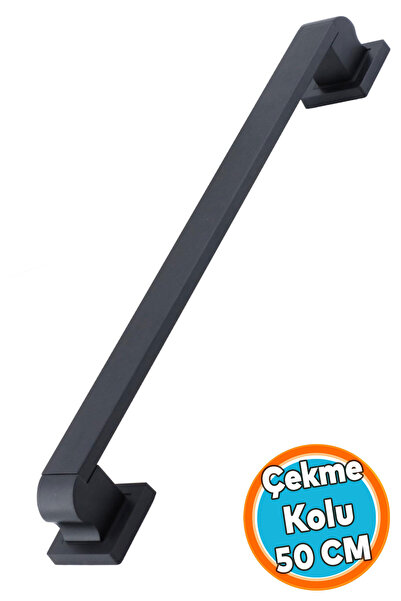 NZB Sürgülü Kapı Çekme Kolu Tutma Kulpu Kulbu Çelik Dış Kapı Tutamağı Kol Siy...