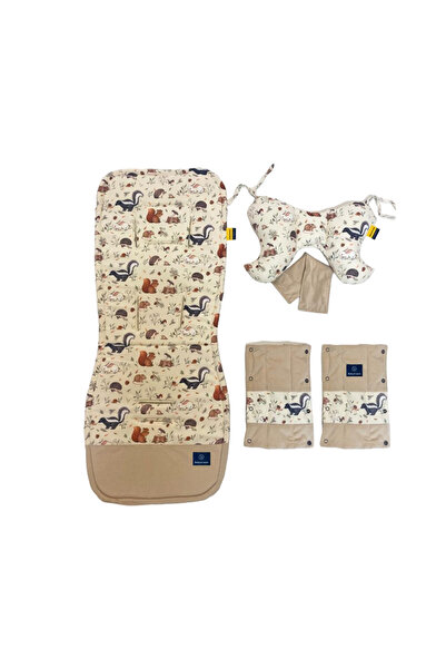 BABYDREAM double sided stroller pad-Beige