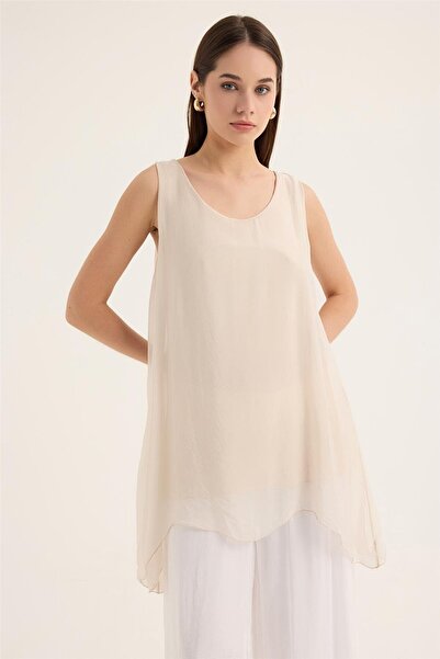 HomeStore Μπλουζάκι με κορδόνια από μετάξι